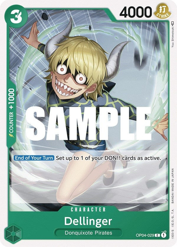 Image for Dellinger (OP04-029) - One Piece Card Game