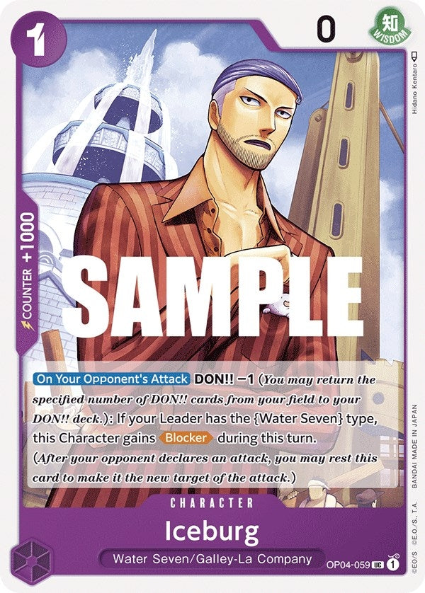 Image for Iceburg (OP04-059) - One Piece Card Game