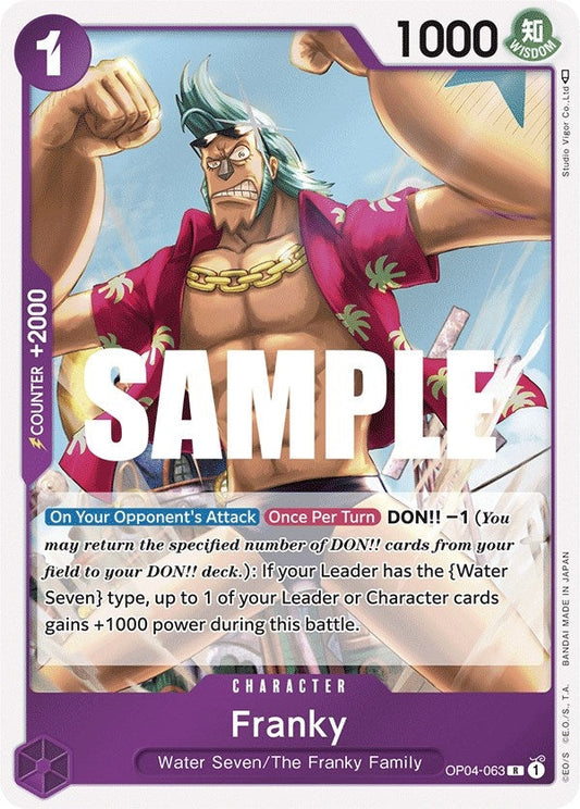 Image for Franky (OP04-063) - One Piece Card Game