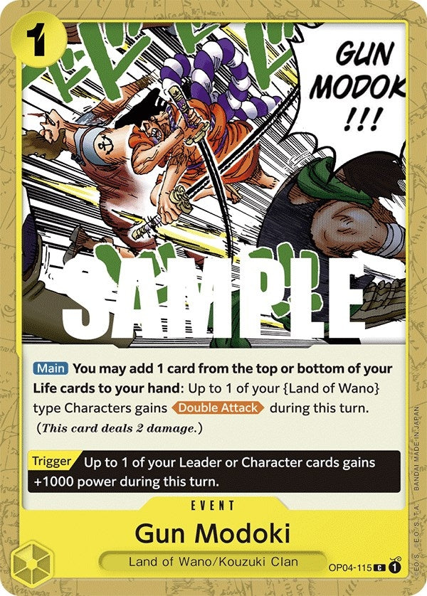 Image for Gun Modoki (OP04-115) - One Piece Card Game