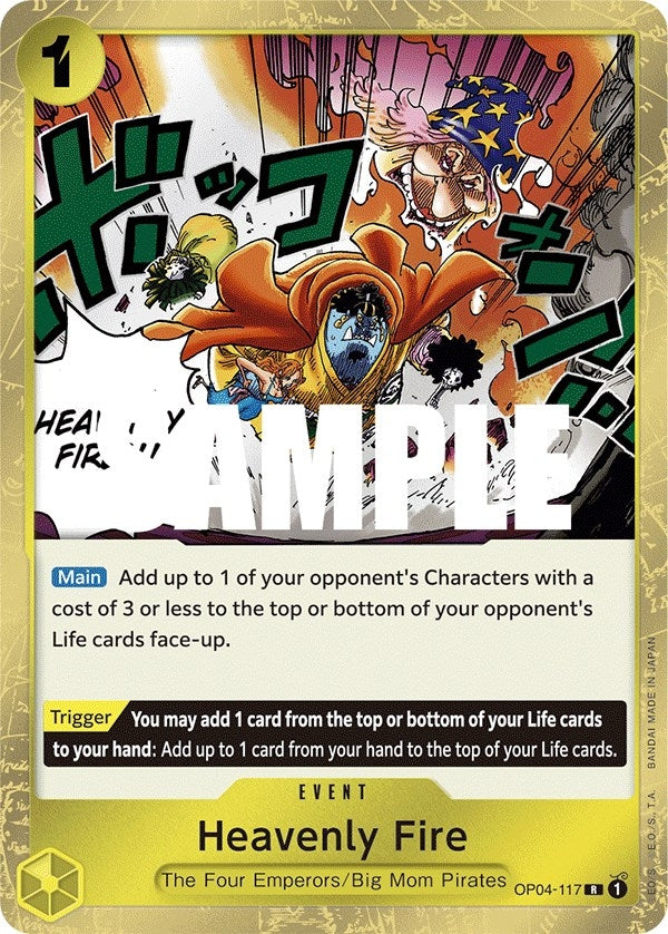 Image for Heavenly Fire (OP04-117) - One Piece Card Game