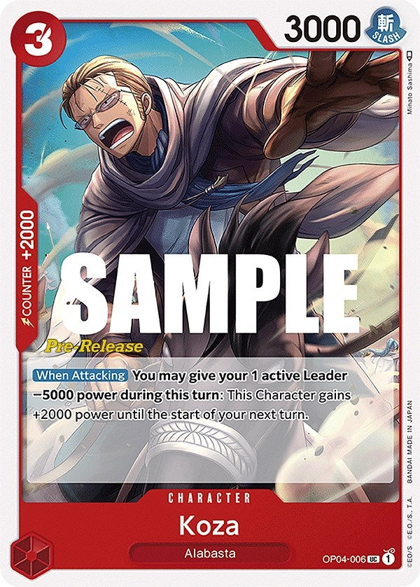 Image for Koza (OP04-006) - One Piece Card Game