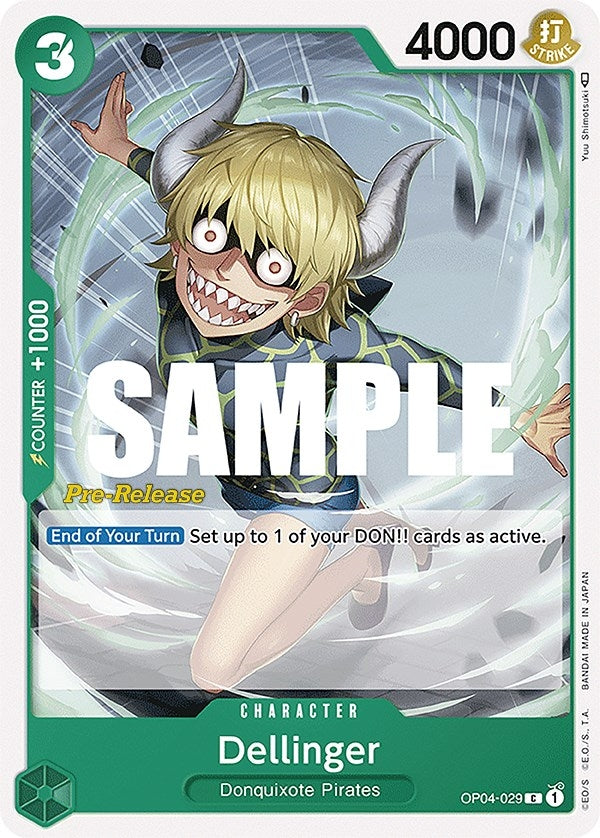 Image for Dellinger (OP04-029) - One Piece Card Game