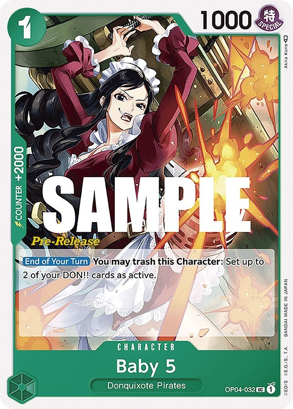 Image for Baby 5 (OP04-032) - One Piece Card Game
