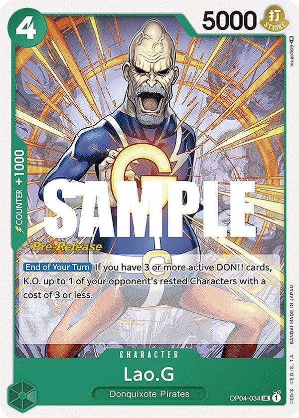 Image for Lao.G (OP04-034) - One Piece Card Game