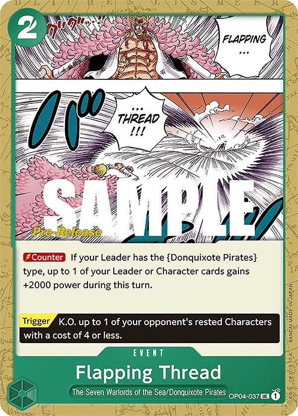 Image for Flapping Thread (OP04-037) - One Piece Card Game