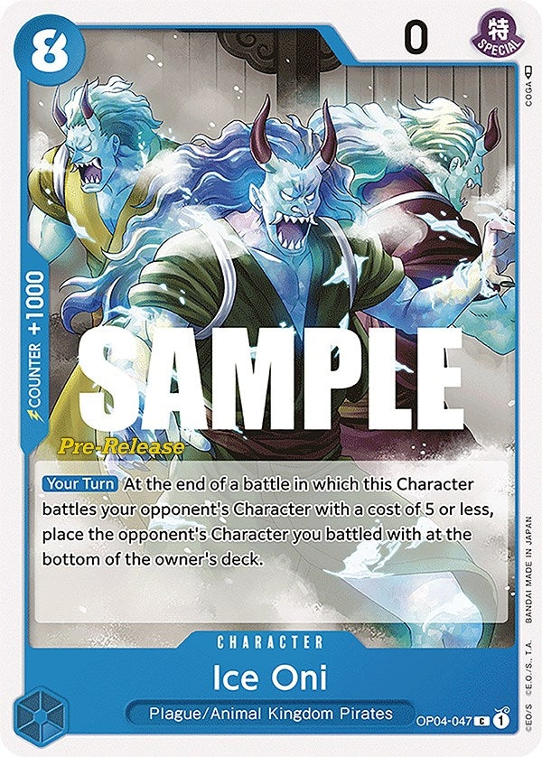 Image for Ice Oni (OP04-047) - One Piece Card Game