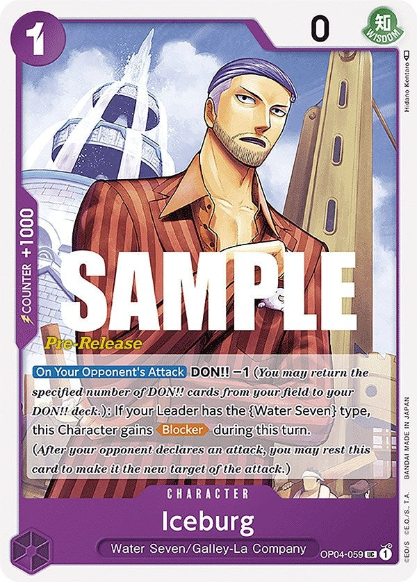 Image for Iceburg (OP04-059) - One Piece Card Game