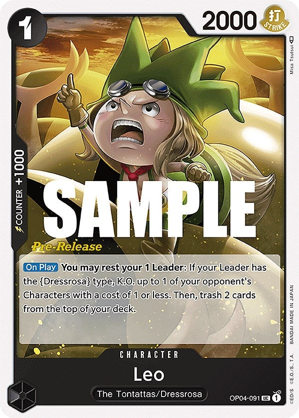 Image for Leo (OP04-091) - One Piece Card Game