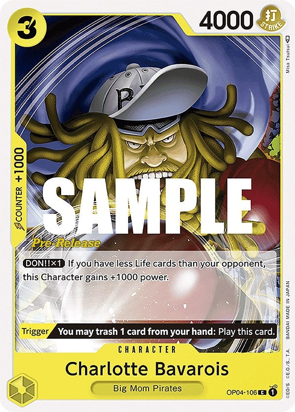 Image for Charlotte Bavarois (OP04-106) - One Piece Card Game