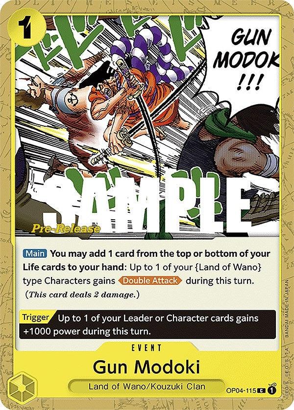 Image for Gun Modoki (OP04-115) - One Piece Card Game