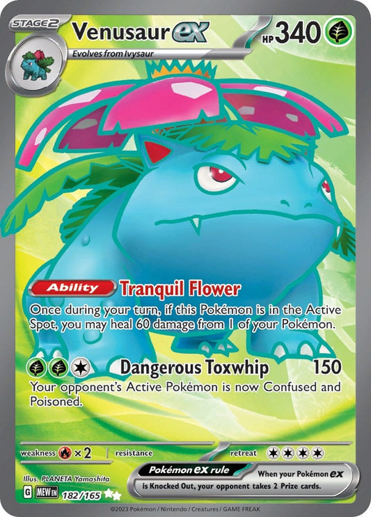 Image for Venusaur ex (182/165) - Pokemon
