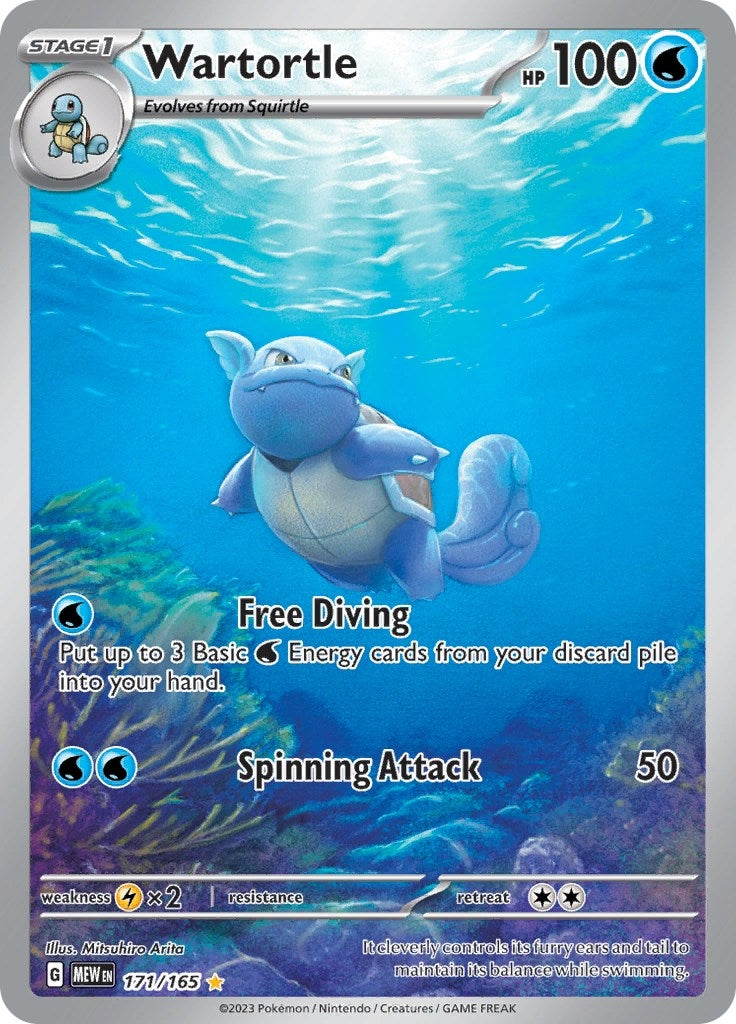 Image for Wartortle (171/165) - Pokemon