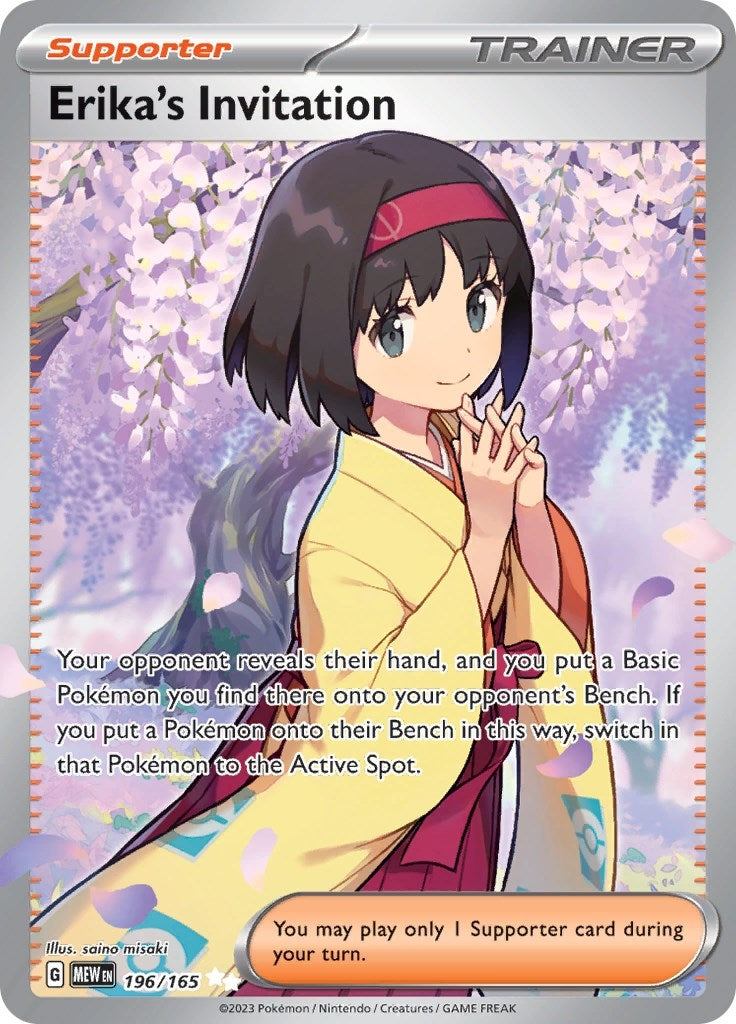 Image for Erika's Invitation (196/165) - Pokemon