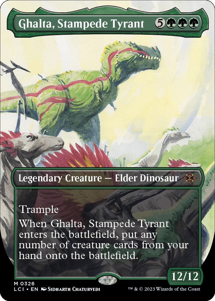 Image for Ghalta, Stampede Tyrant (Borderless) (326) - Magic: The Gathering