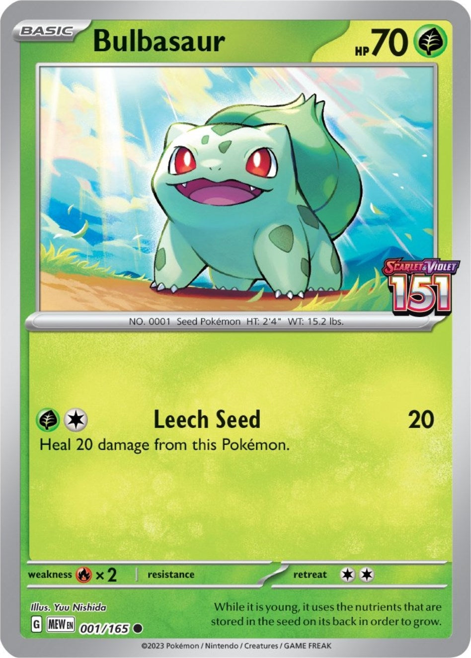 Image for Bulbasaur - 001/165 (Best Buy Exclusive) (001/165) - Pokemon