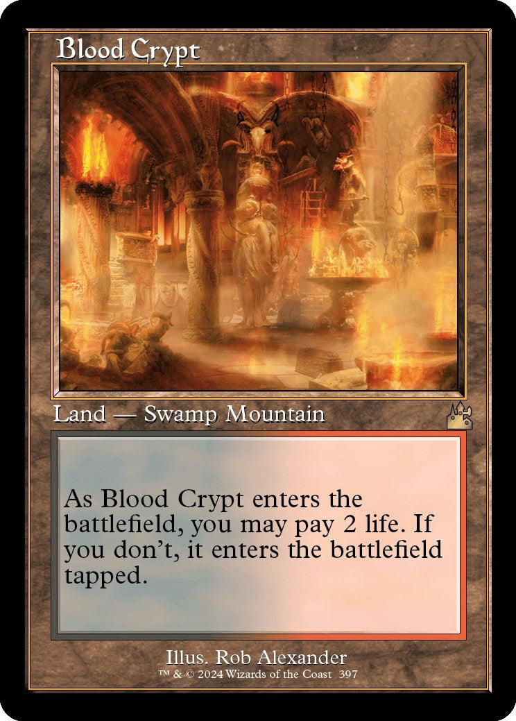 Image for Blood Crypt (Retro Frame) (397) - Magic: The Gathering