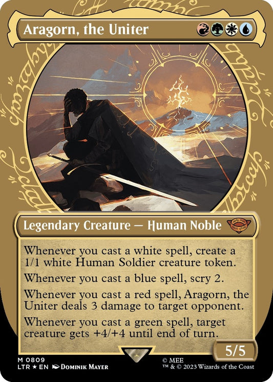 Aragorn, the Uniter (Showcase) (Surge Foil) (809)
