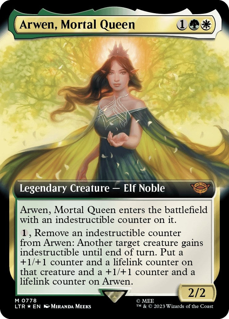 Image for Arwen, Mortal Queen (Extended Art) (Surge Foil) (778) - Magic: The Gathering