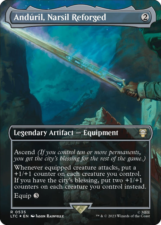 Anduril, Narsil Reforged (Borderless) (Surge Foil) (535)