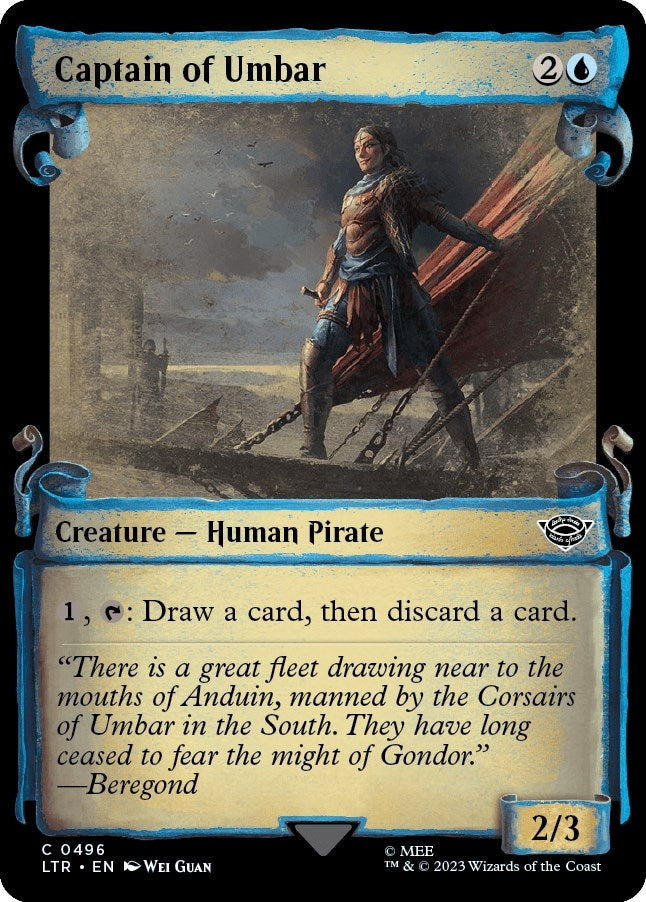 Image for Captain of Umbar (Showcase Scrolls) (496) - Magic: The Gathering