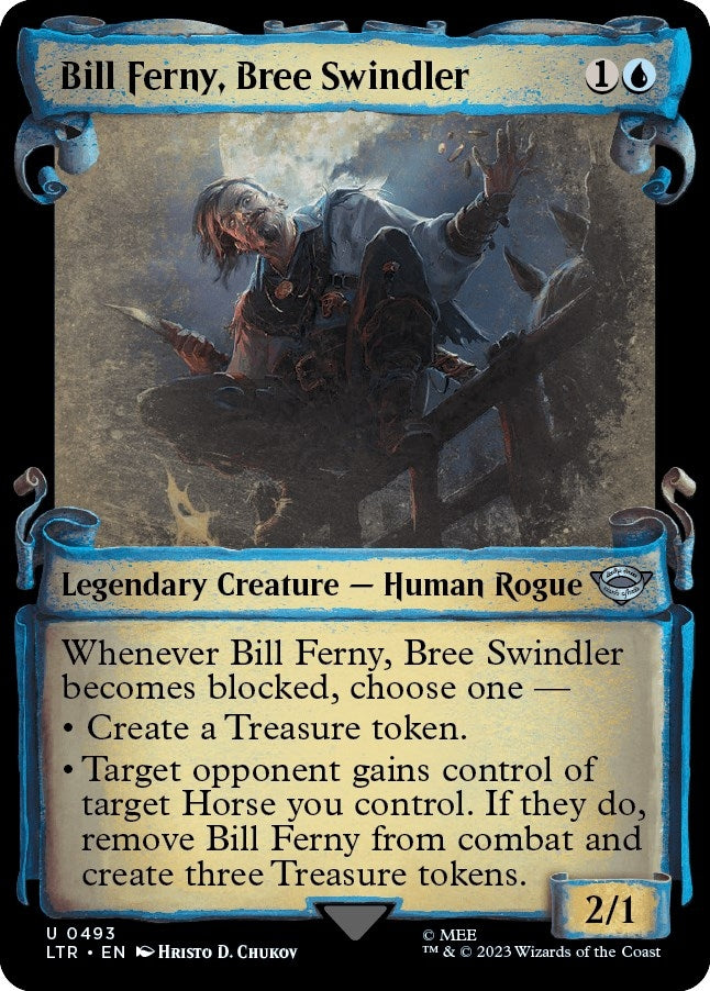 Image for Bill Ferny, Bree Swindler (Showcase Scrolls) (493) - Magic: The Gathering