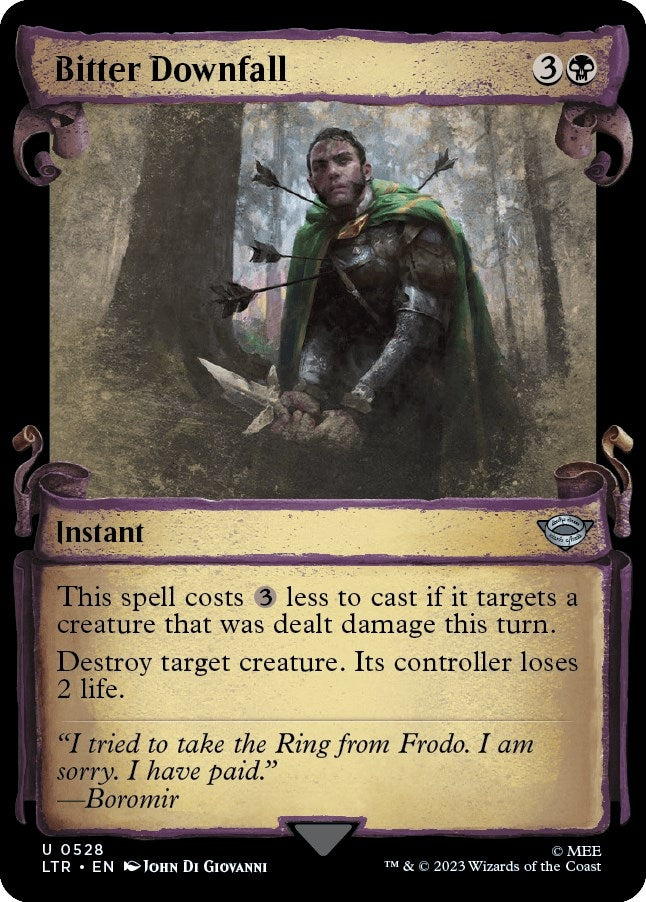 Image for Bitter Downfall (Showcase Scrolls) (528) - Magic: The Gathering