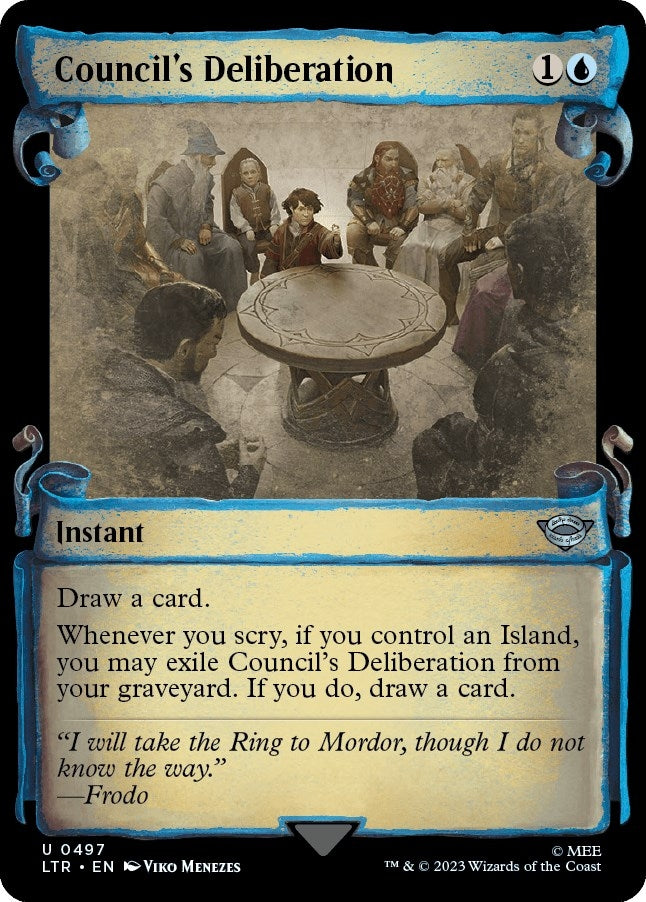 Image for Council's Deliberation (Showcase Scrolls) (497) - Magic: The Gathering