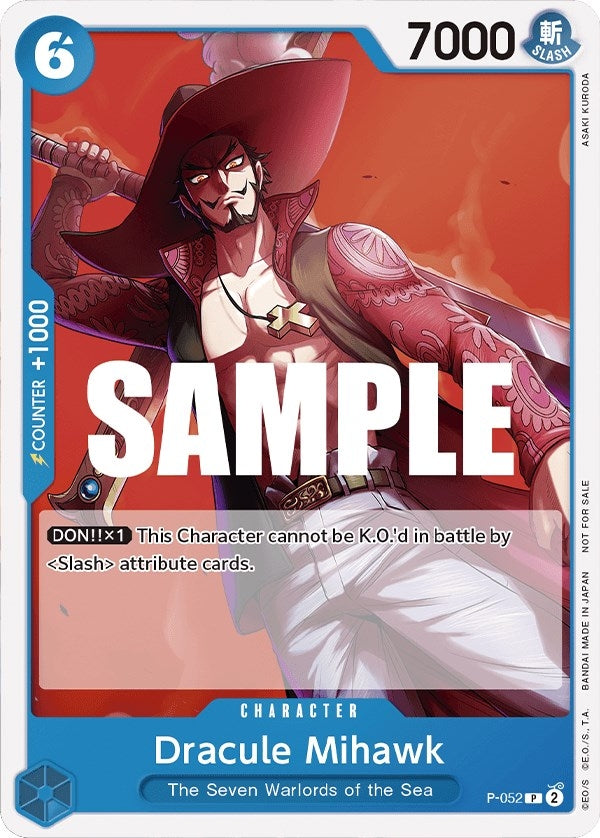 Image for Dracule Mihawk (Sealed Battle Kit Vol. 1) (P-052) - One Piece Card Game
