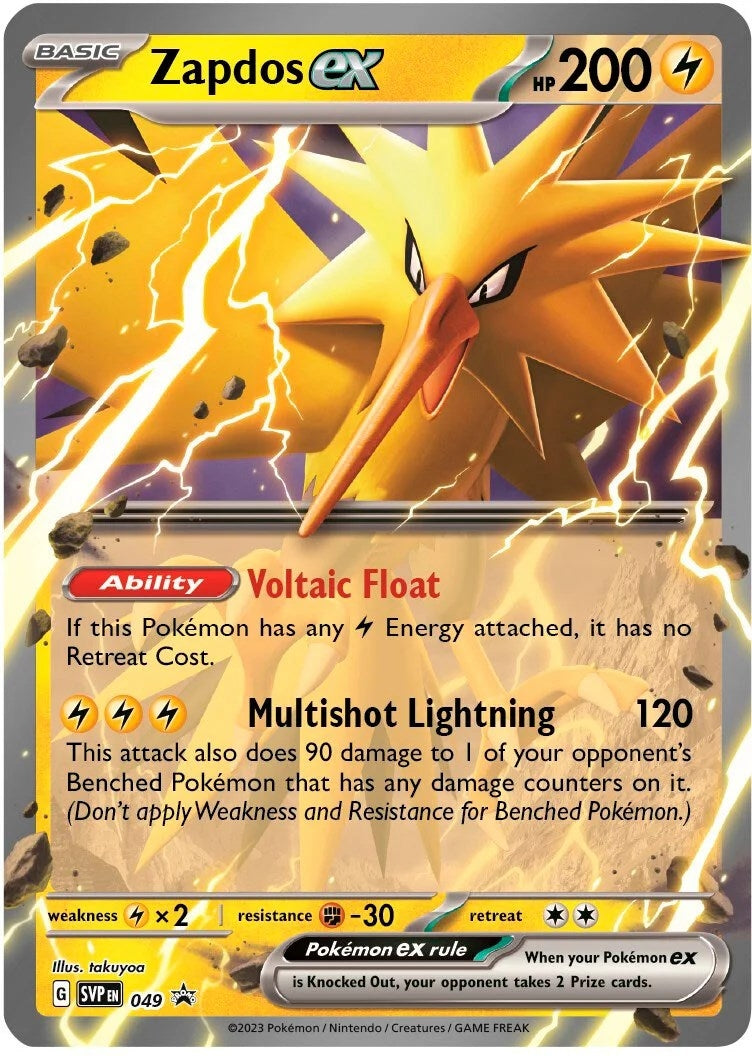 Image for Zapdos ex - 049 (049) - Pokemon