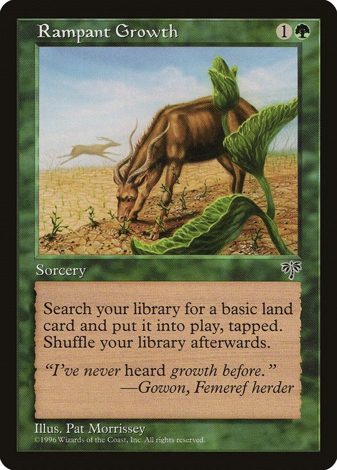 Image for Rampant Growth - Magic: The Gathering