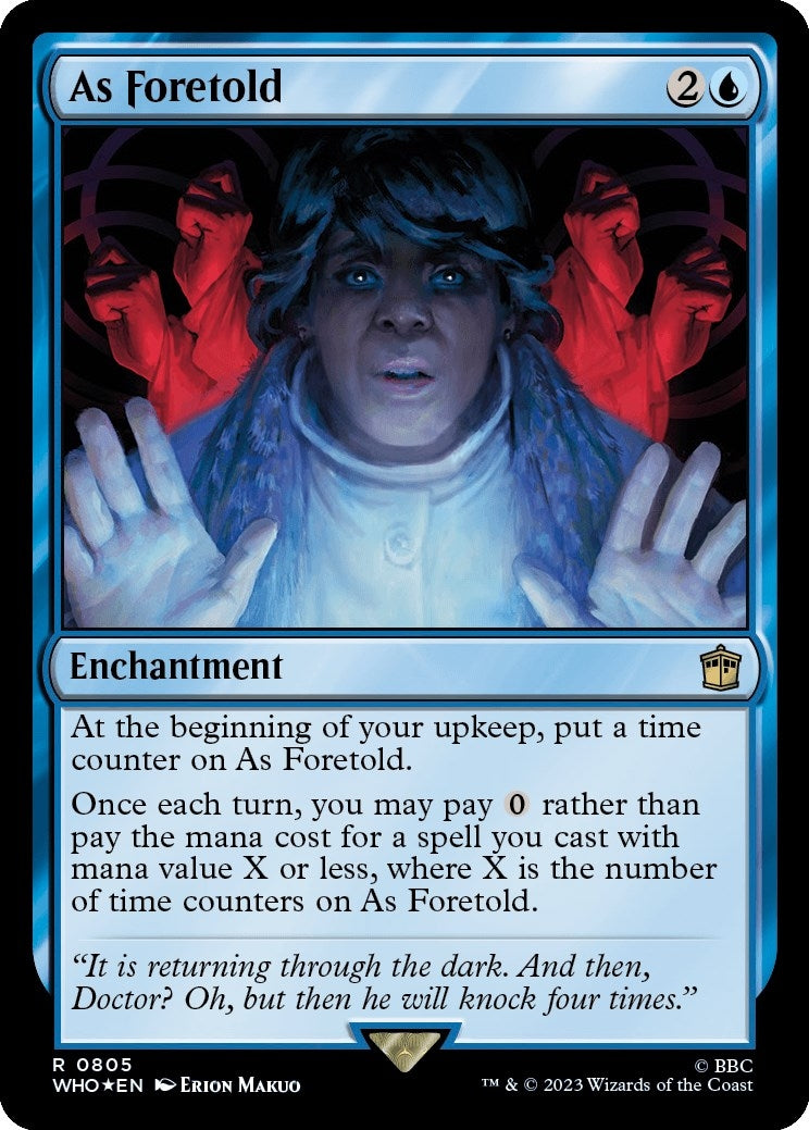 Image for As Foretold (Surge Foil) (805) - Magic: The Gathering