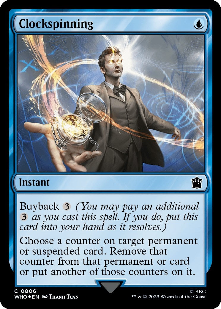Image for Clockspinning (Surge Foil) (806) - Magic: The Gathering