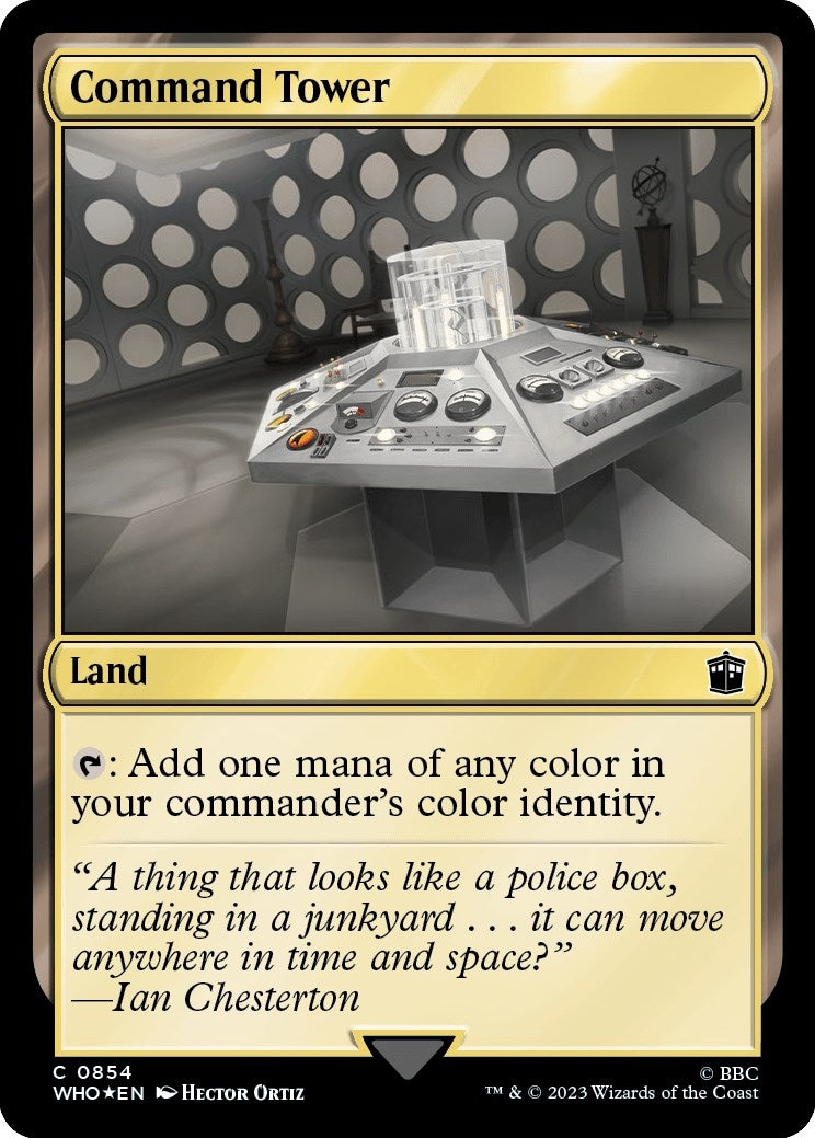 Image for Command Tower (0854) (Surge Foil) (854) - Magic: The Gathering