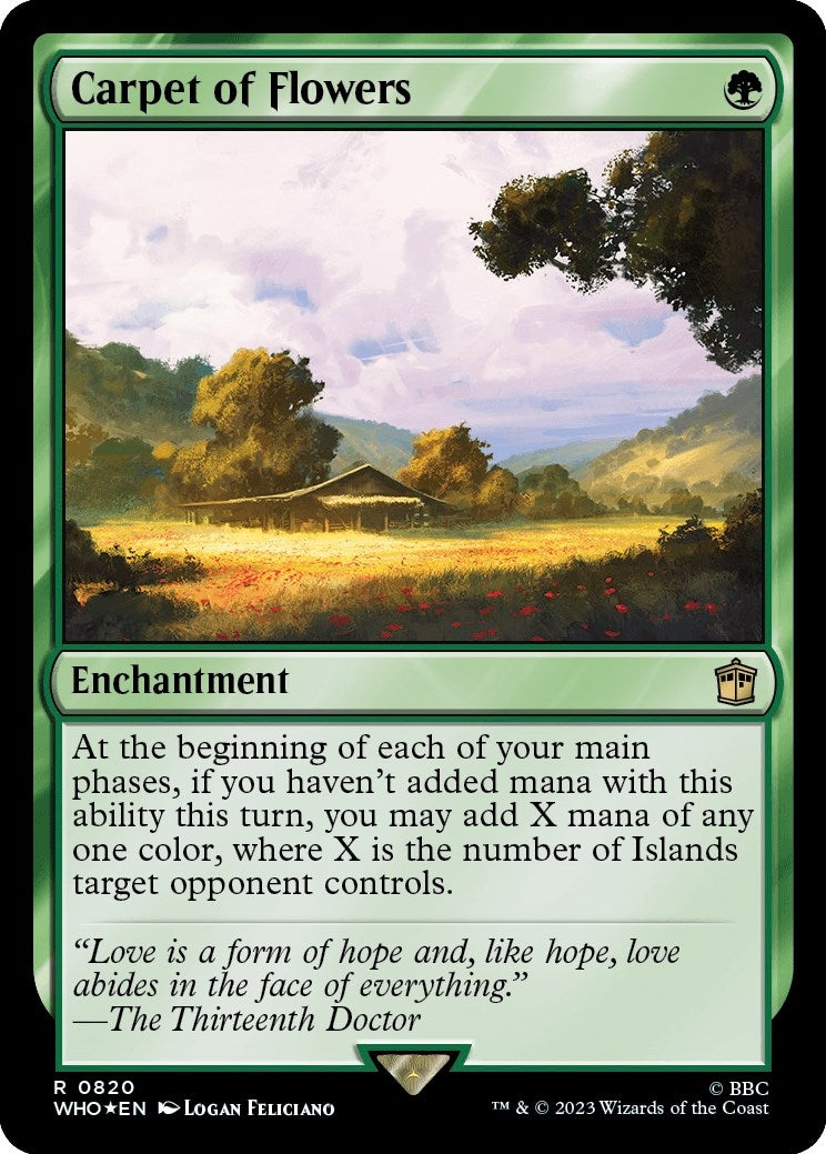 Image for Carpet of Flowers (Surge Foil) (820) - Magic: The Gathering