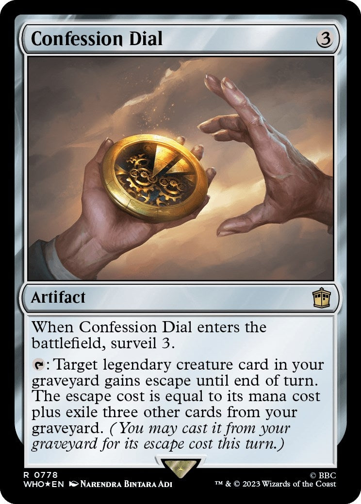 Image for Confession Dial (Surge Foil) (778) - Magic: The Gathering