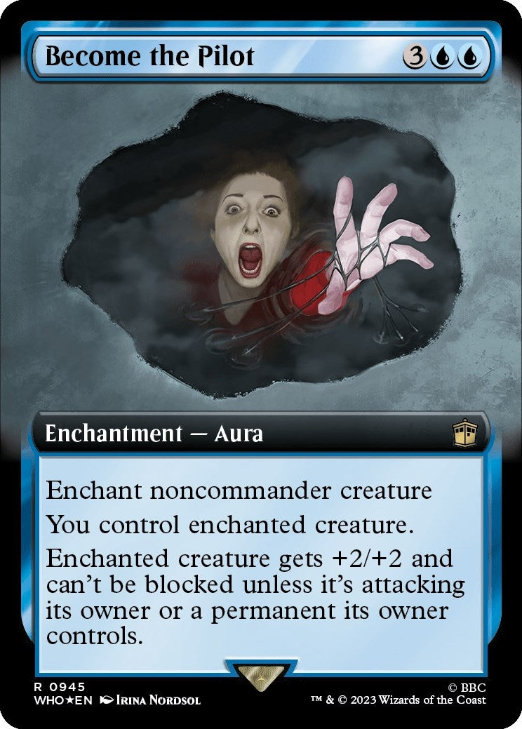 Image for Become the Pilot (Extended Art) (Surge Foil) (945) - Magic: The Gathering