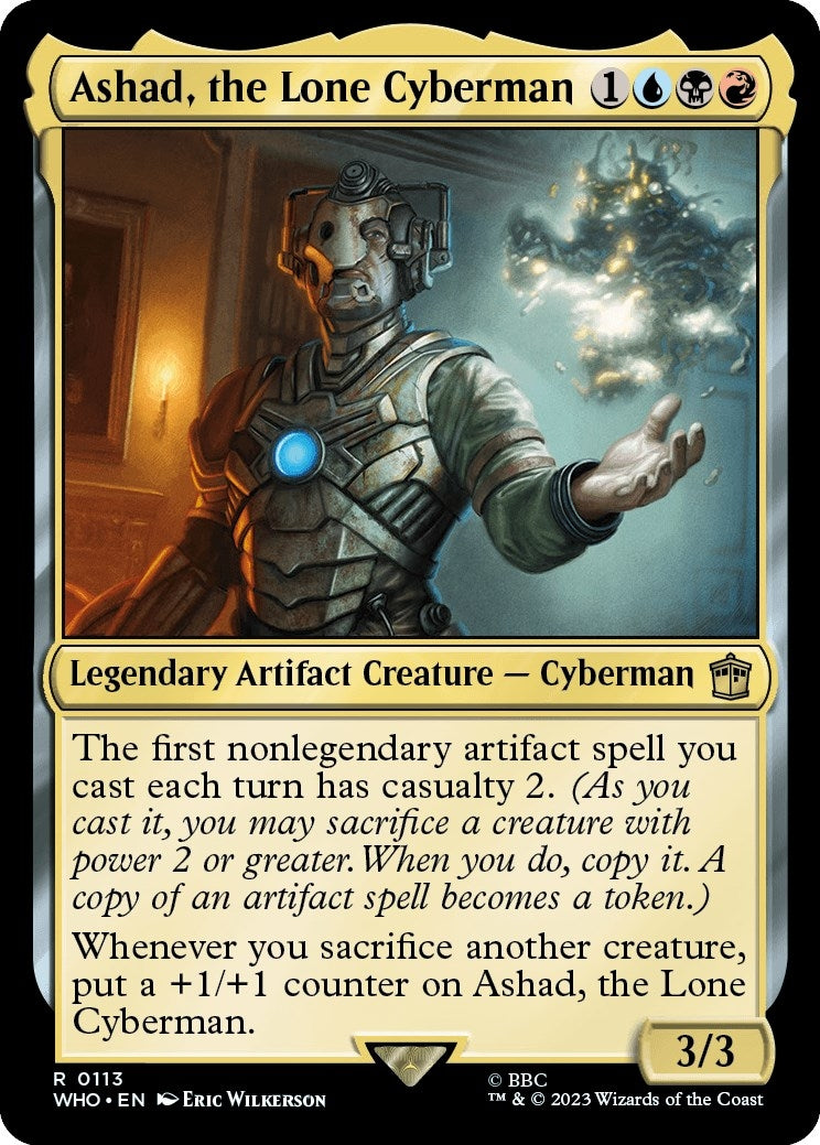 Image for Ashad, the Lone Cyberman (113) - Magic: The Gathering