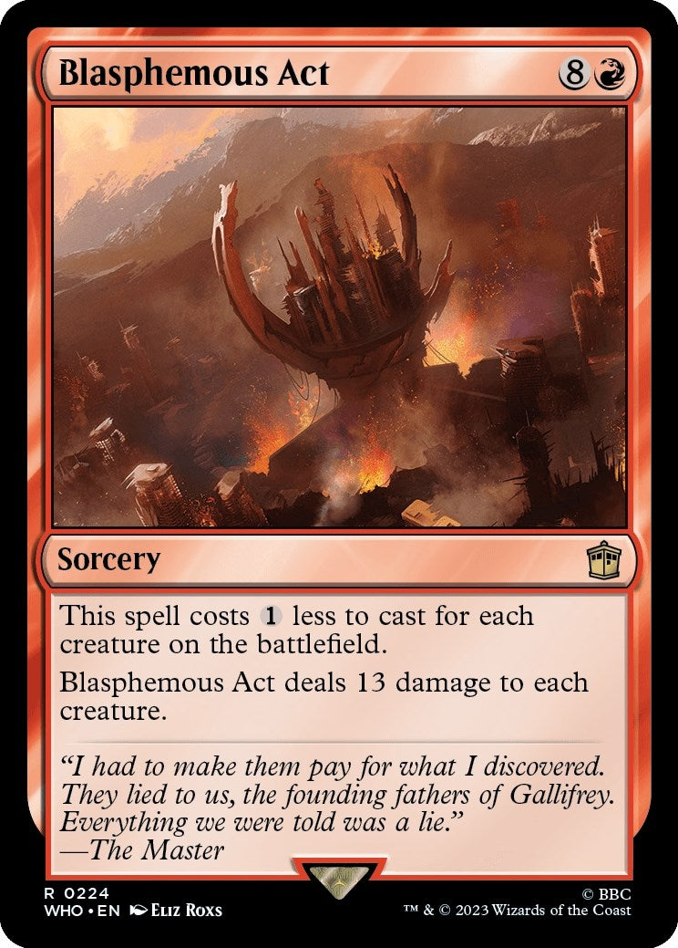 Image for Blasphemous Act (224) - Magic: The Gathering