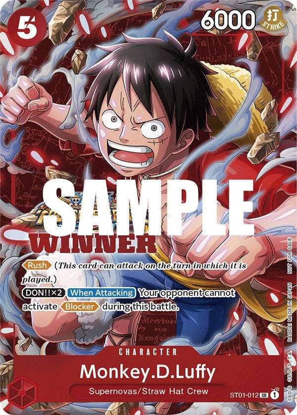 Image for Monkey.D.Luffy (Winner Pack Vol. 5) (ST01-012) - One Piece Card Game