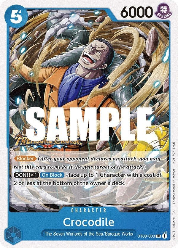 Image for Crocodile (Tournament Pack Vol. 5) (ST03-003) - One Piece Card Game