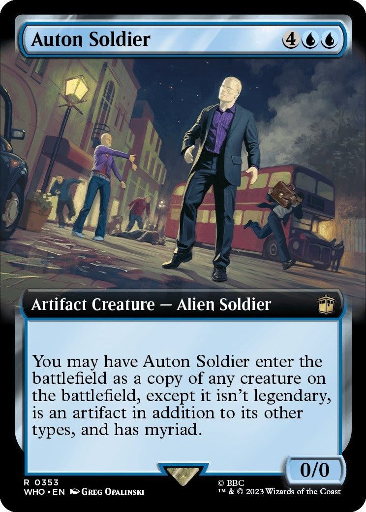 Image for Auton Soldier (Extended Art) (353) - Magic: The Gathering