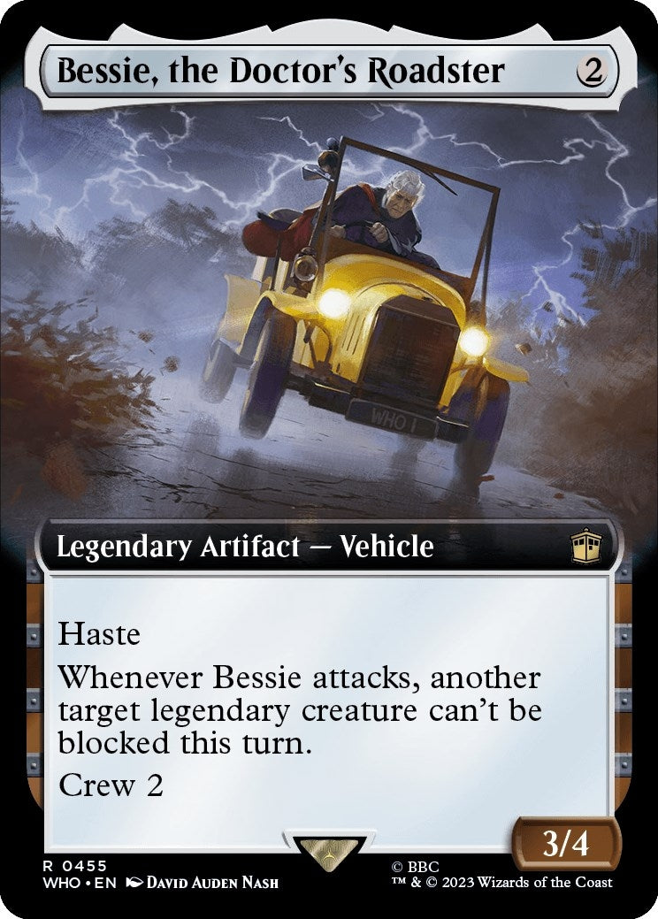 Image for Bessie, the Doctor's Roadster (Extended Art) (455) - Magic: The Gathering
