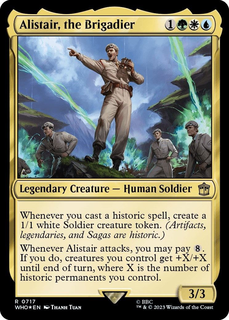 Alistair, the Brigadier (Surge Foil) (717)