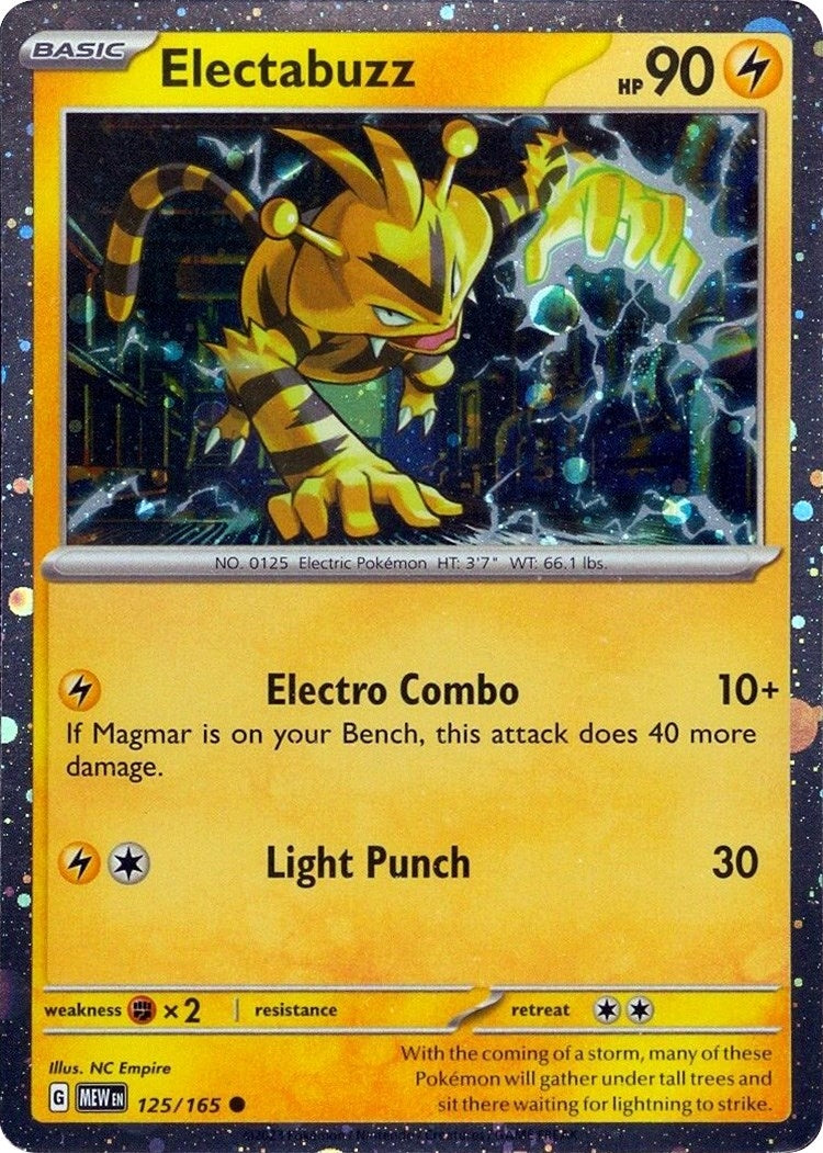 Image for Electabuzz - 125/165 (Cosmos Holo) (125/165) - Pokemon