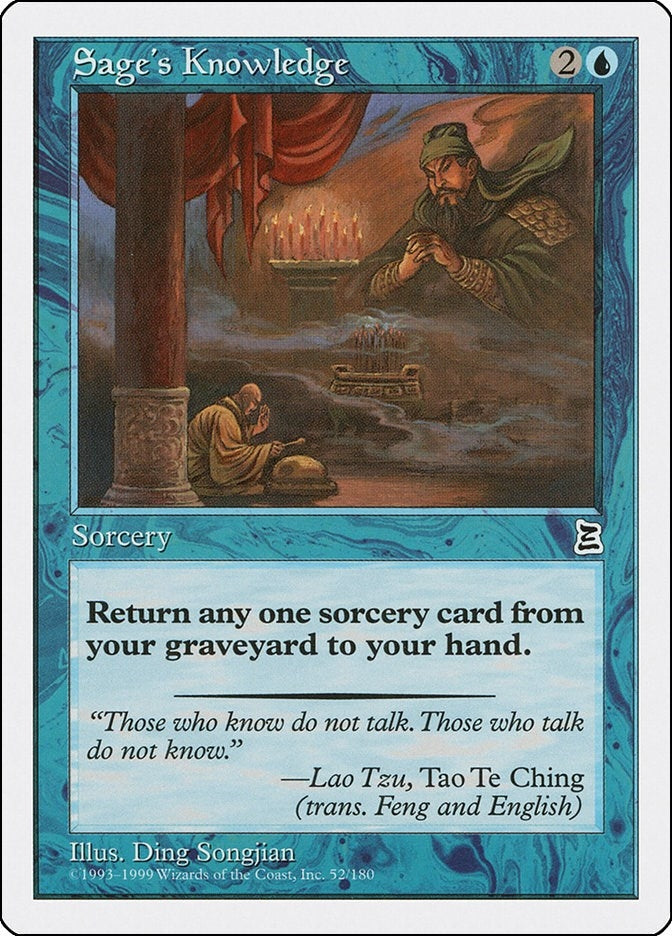 Image for Sage's Knowledge (52) - Magic: The Gathering