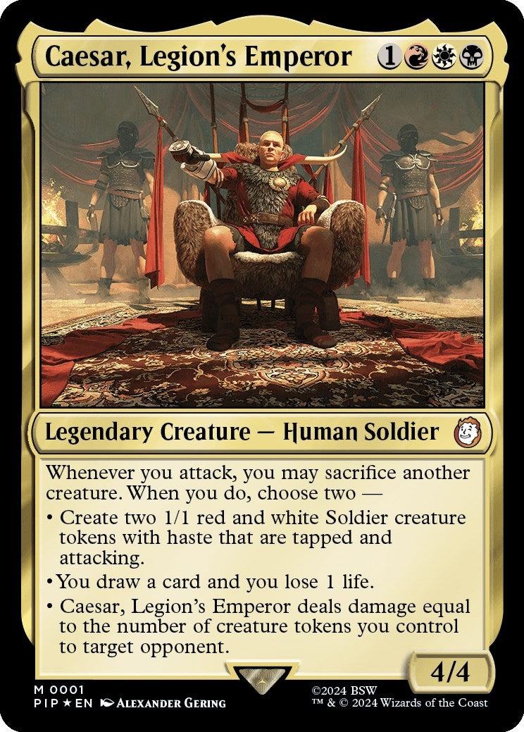 Image for Caesar, Legion's Emperor (1) - Magic: The Gathering