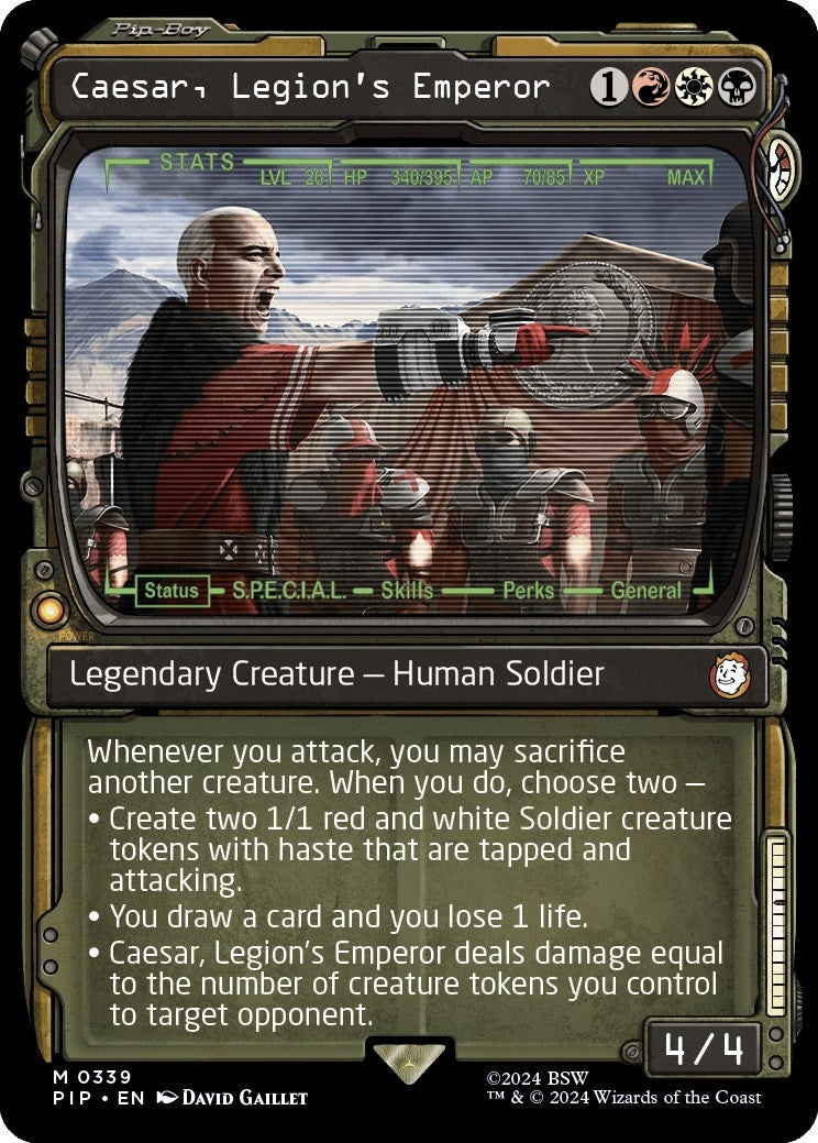Image for Caesar, Legion's Emperor (Showcase) (339) - Magic: The Gathering