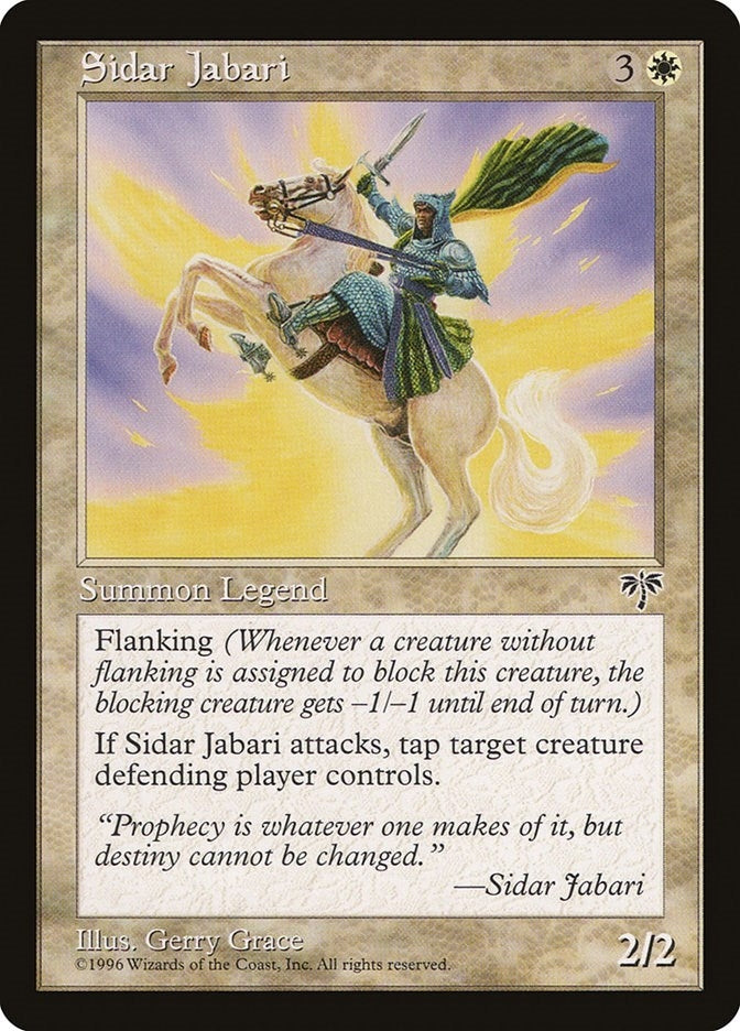 Image for Sidar Jabari - Magic: The Gathering