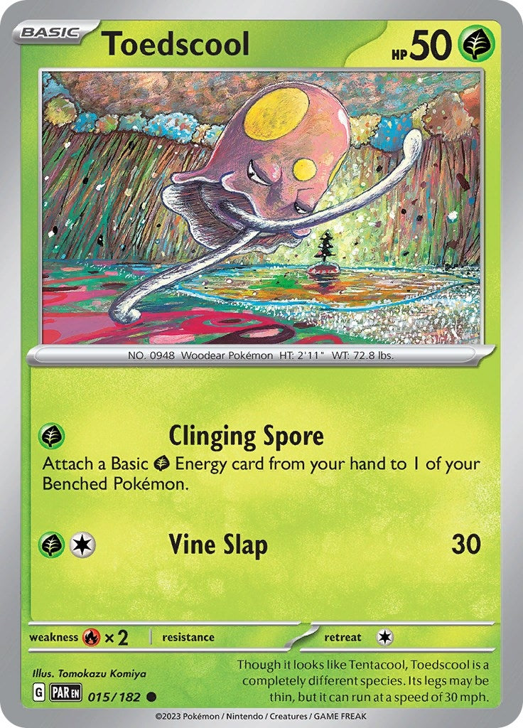 Image for Toedscool (015/182) - Pokemon